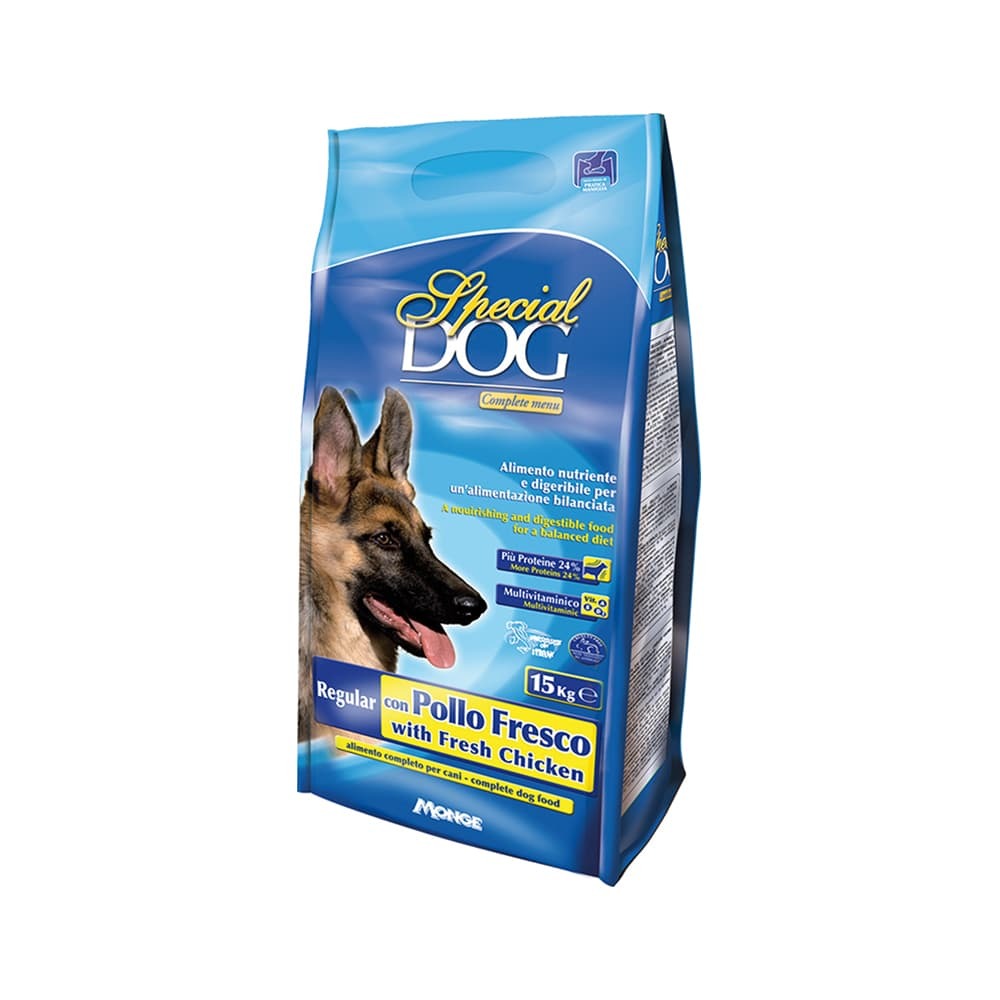 Special Dog 鮮雞肉成犬糧 15KG (狼狗藍色)