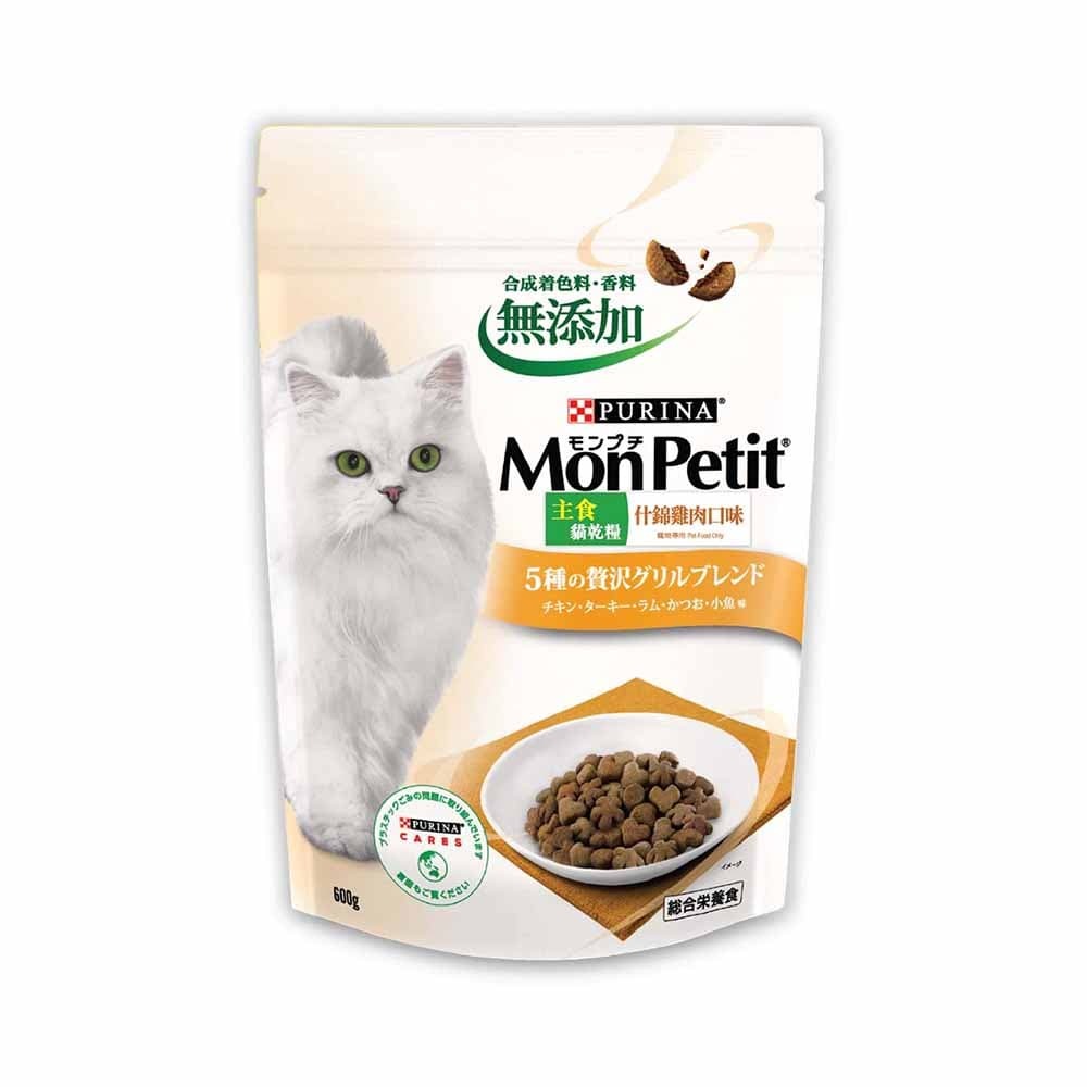 Mon Petit 主食貓乾糧什錦雞肉味 600G