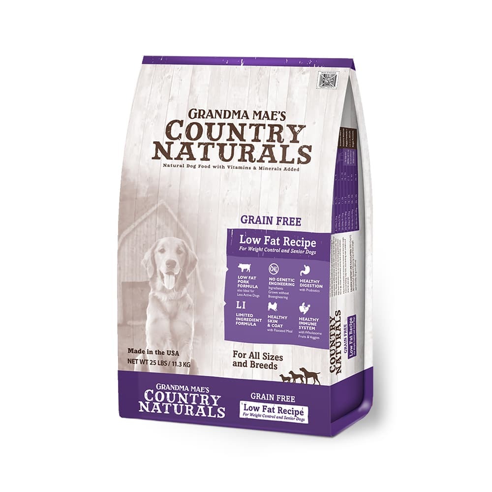 Country Naturals 無穀物防敏高纖低脂全犬糧 23LB [白底紫]