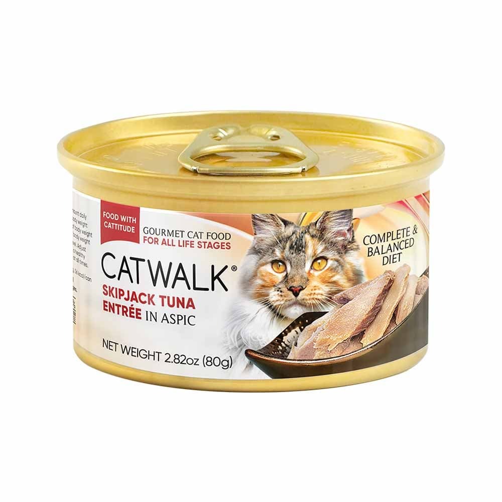 Catwalk 鰹吞拿魚主食貓罐 (Tuna Entrée In Aspic) 80G