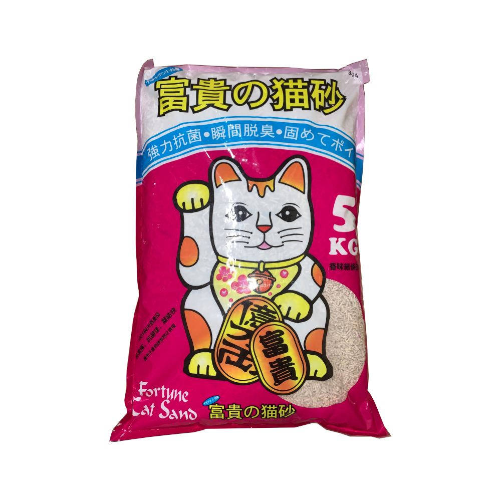 富貴 茉莉花味幼條貓砂 5KG (B2A)