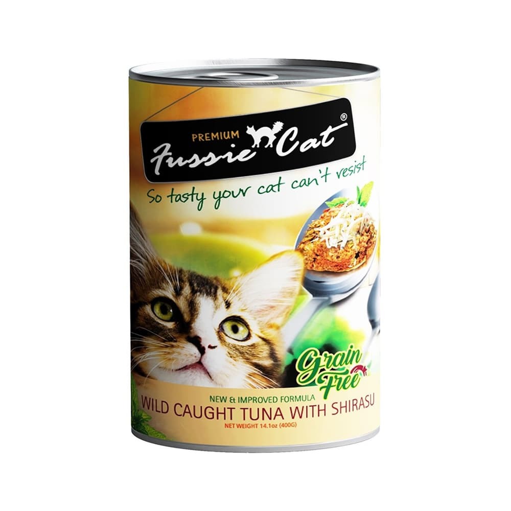 高竇貓 貓罐頭 大罐系列 - 吞拿魚加白飯魚 (Wild Caught Tuna & Shirasu) 400G