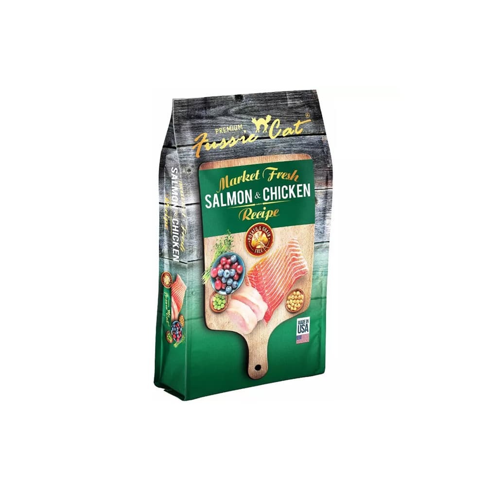 高竇貓 三文魚及雞肉配方貓糧 10LB [綠]