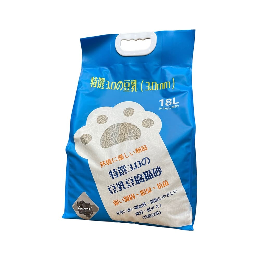 特選 活性炭 3.0MM 豆腐貓砂 18L