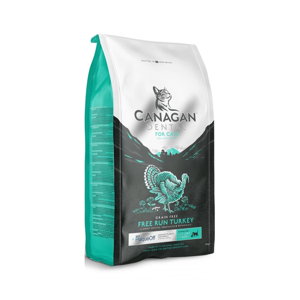 Canagan Grain Free - Free Run Turkey Dental For Cats 4kg