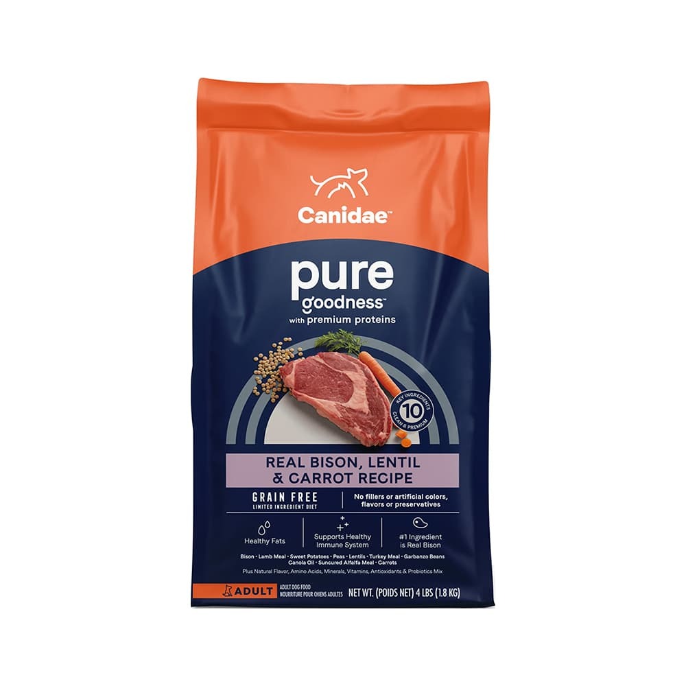 咖比 無穀物陸地成犬配方狗糧 (美洲野牛, 小扁豆&紅蘿蔔)