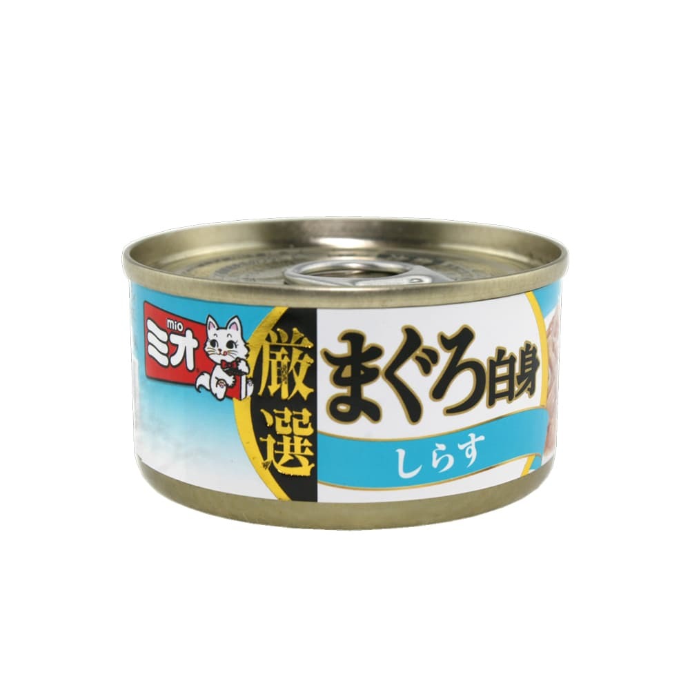 三才貓罐頭啫喱系列 (MI-3) 吞拿魚加白飯魚 (Tuna & Whitebait) 80G