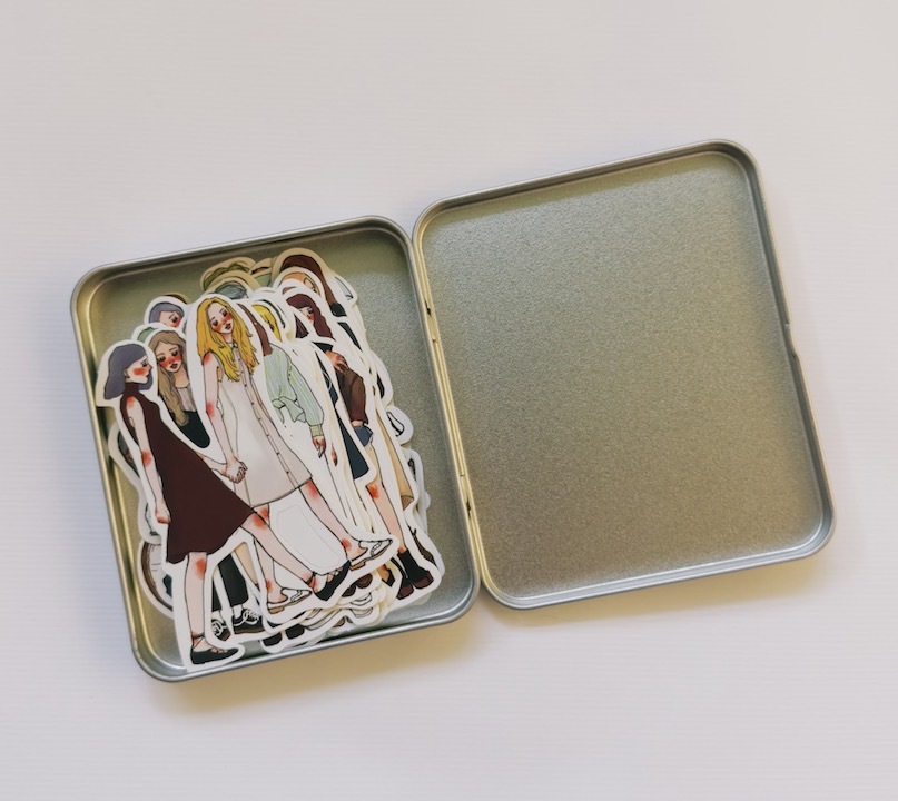 La Dolce Vita Tin Box Sticker Set - You And Me