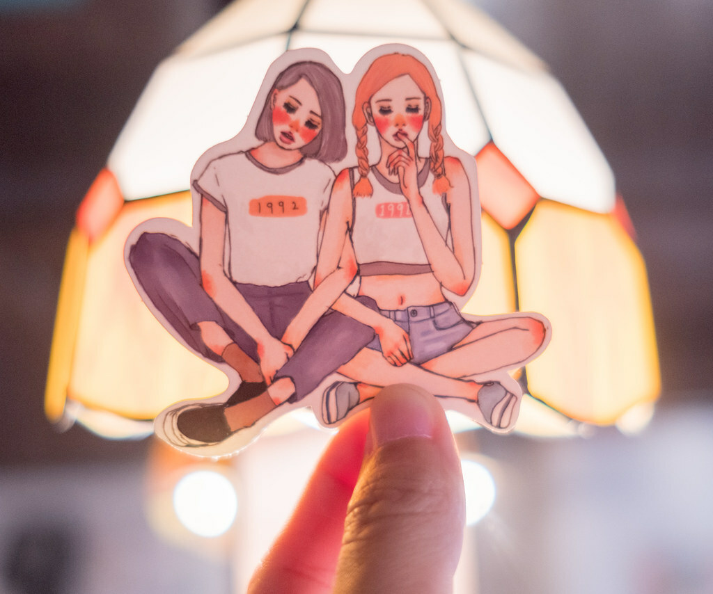 La Dolce Vita Tin Box Sticker Set - You And Me