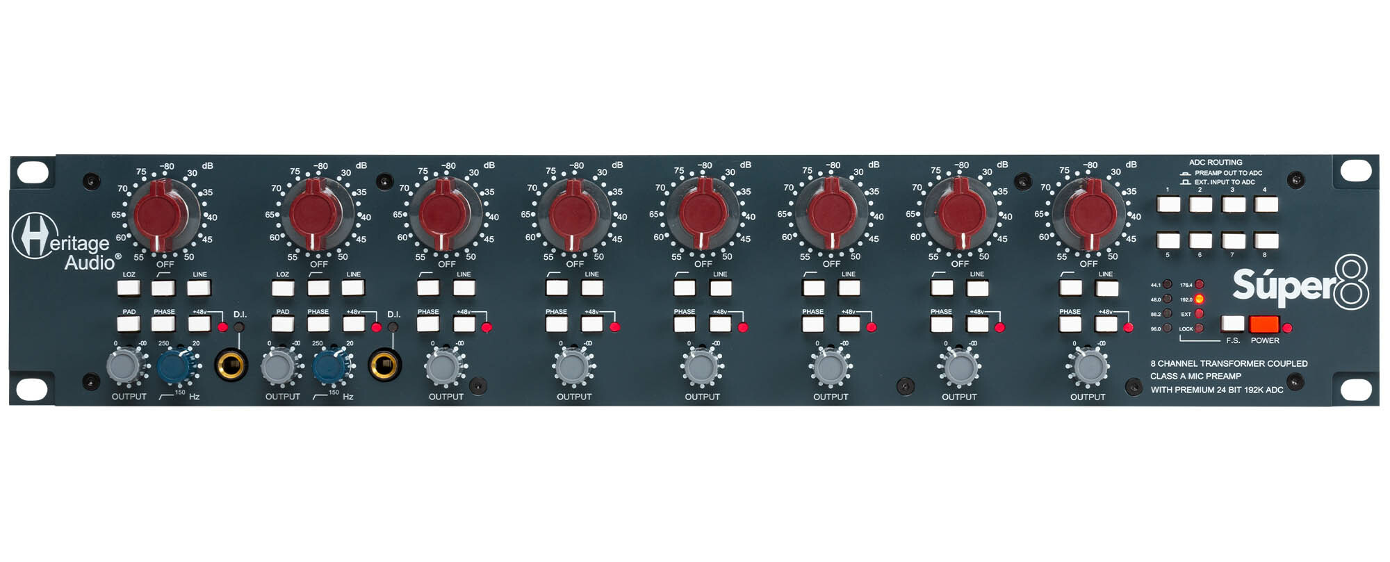 Heritage Audio Super 8 8-channel Mic Preamp
