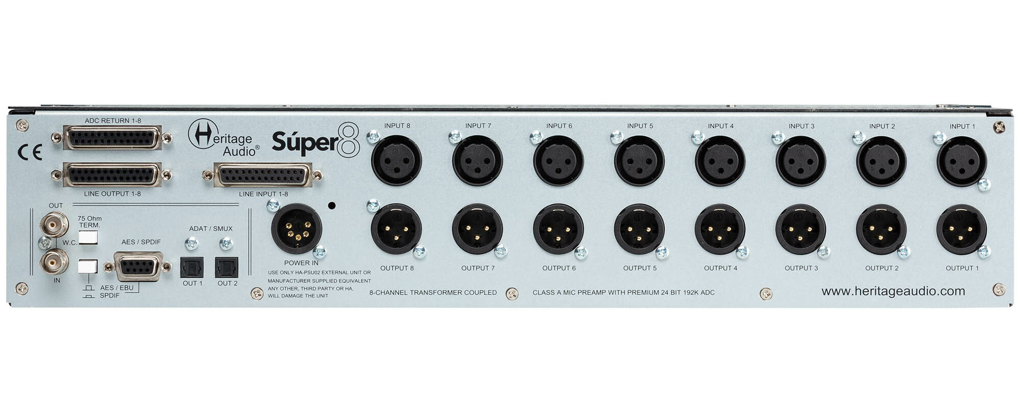 Heritage Audio Super 8 8-channel Mic Preamp