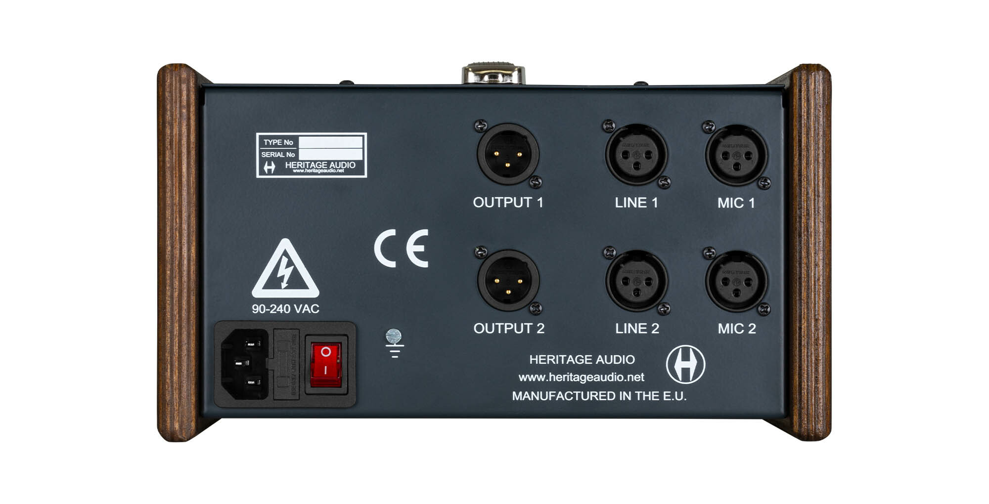 Heritage Audio DTT-73 2-channel Desktop Microphone Preamp