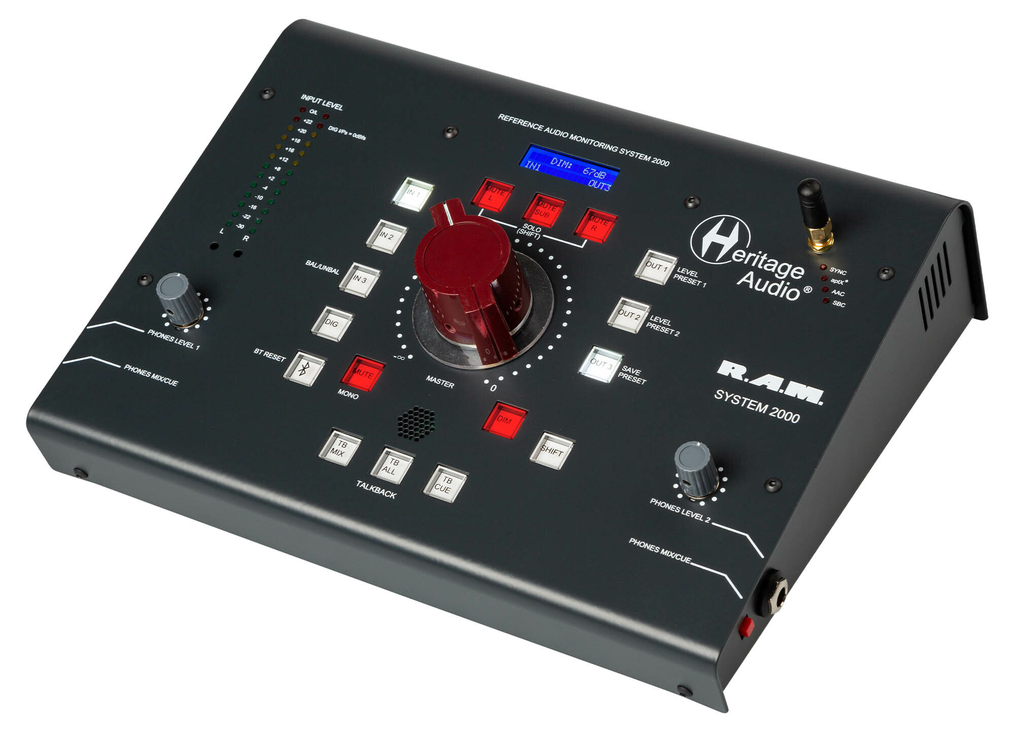 Heritage Audio RAM System 2000 Desktop Monitoring System with Bluetooth