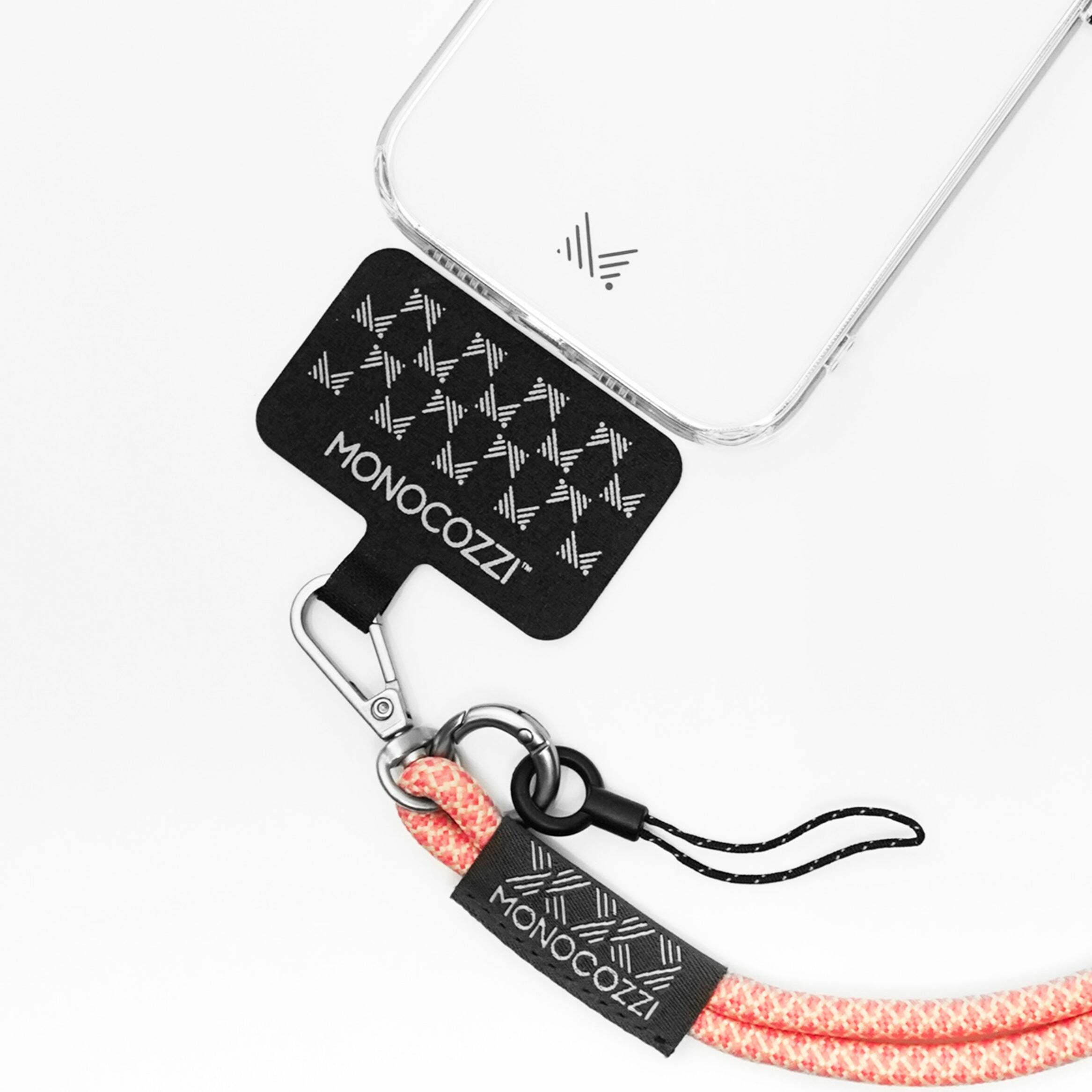 ESSENTIALS | Rope Phone Strap for iPhone with AirPods Pro Lanyard - Coral