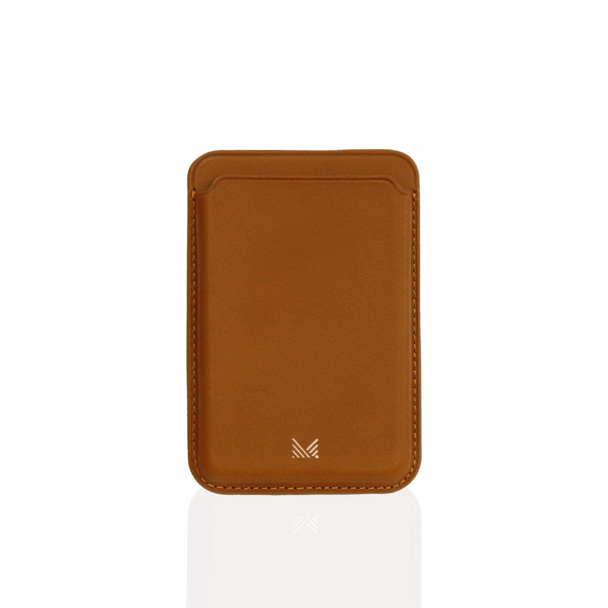 EXQUISITE | Genuine Leather Magnetic Wallet for iPhone - Tan