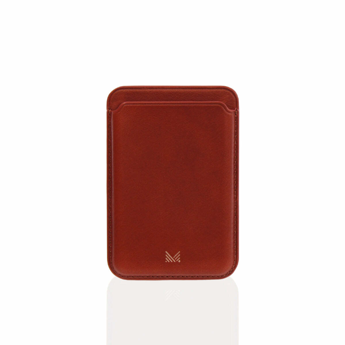 EXQUISITE | Genuine Leather Magnetic Wallet for iPhone - Burgundy