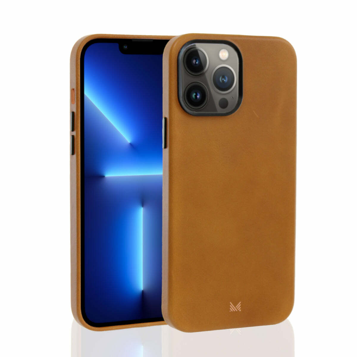 for iPhone 13 | EXQUISITE | Magsafe Compatible SnapOn Genuine Leather Protective Case - Tan