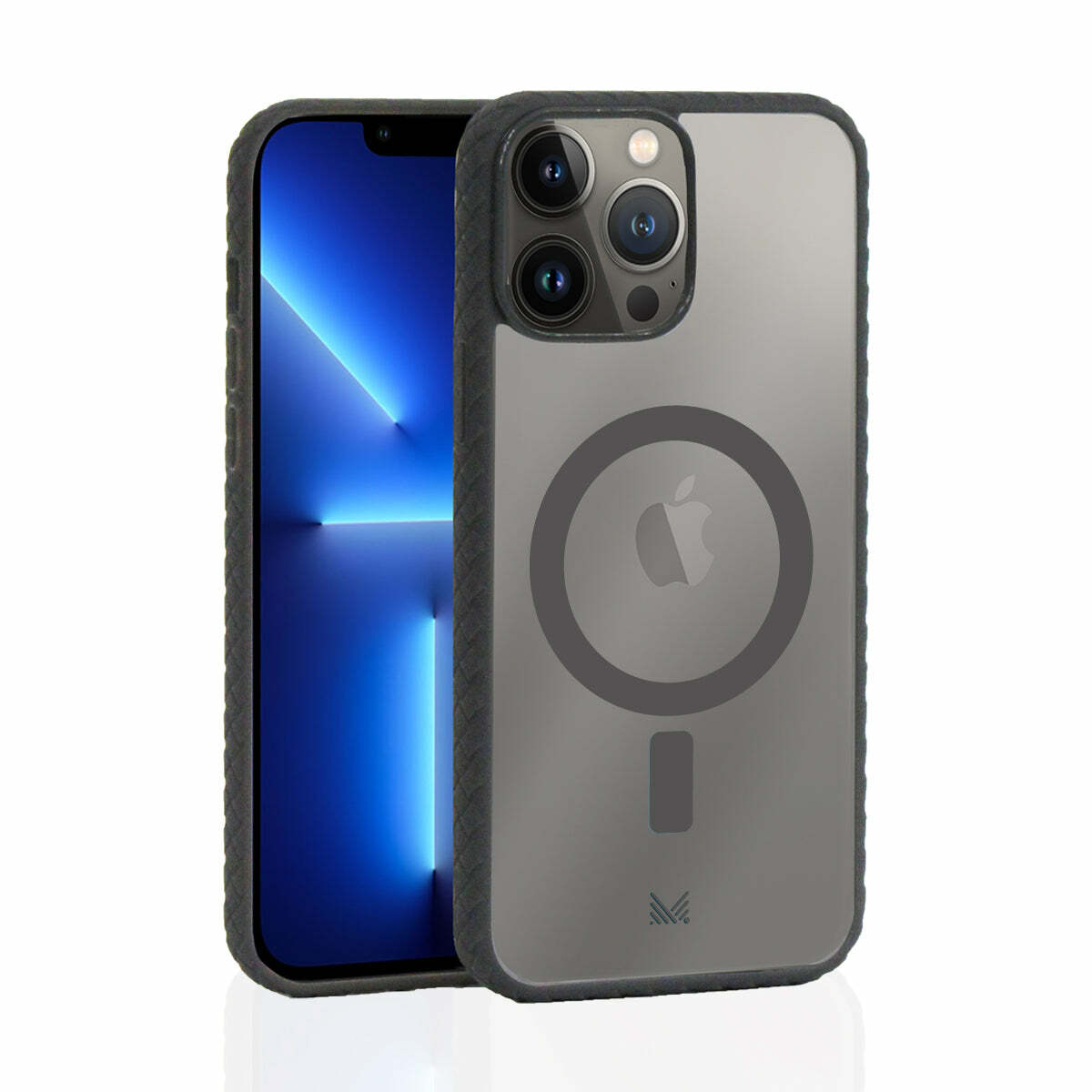 for iPhone 13 | MOTIF | Magsafe Compatible SnapOn Shockproof Hybrid Case - Charcoal