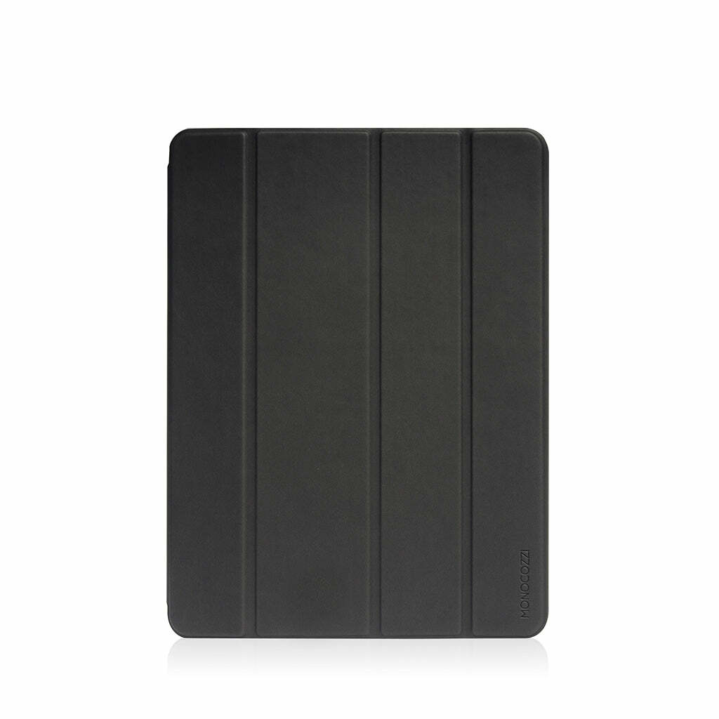 for iPad 10.2" | LUCID PLUS FOLIO | Shock Resistant Folio iPad Case  w/ Apple Pencil Slot - Charcoal