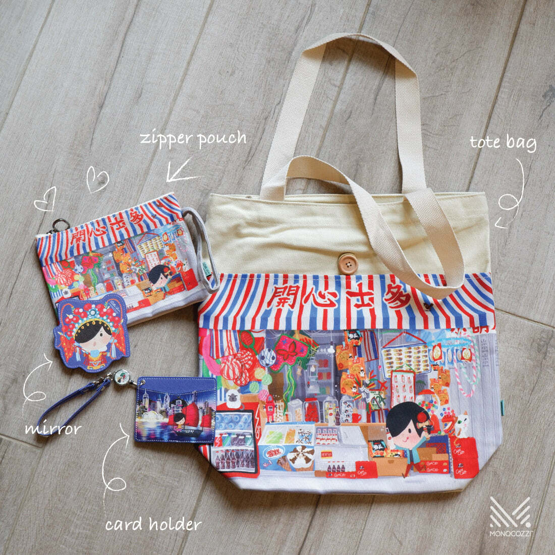 MONOCOZZI x Little Lon - Hong Kong Theme Package - Set B