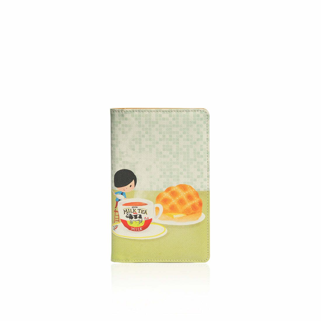 Little Lon x MONOCOZZI | Passport Holder - Milktea