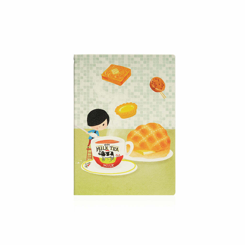 Little Lon x MONOCOZZI | Hard Cover A5 Notebook - MilkTea