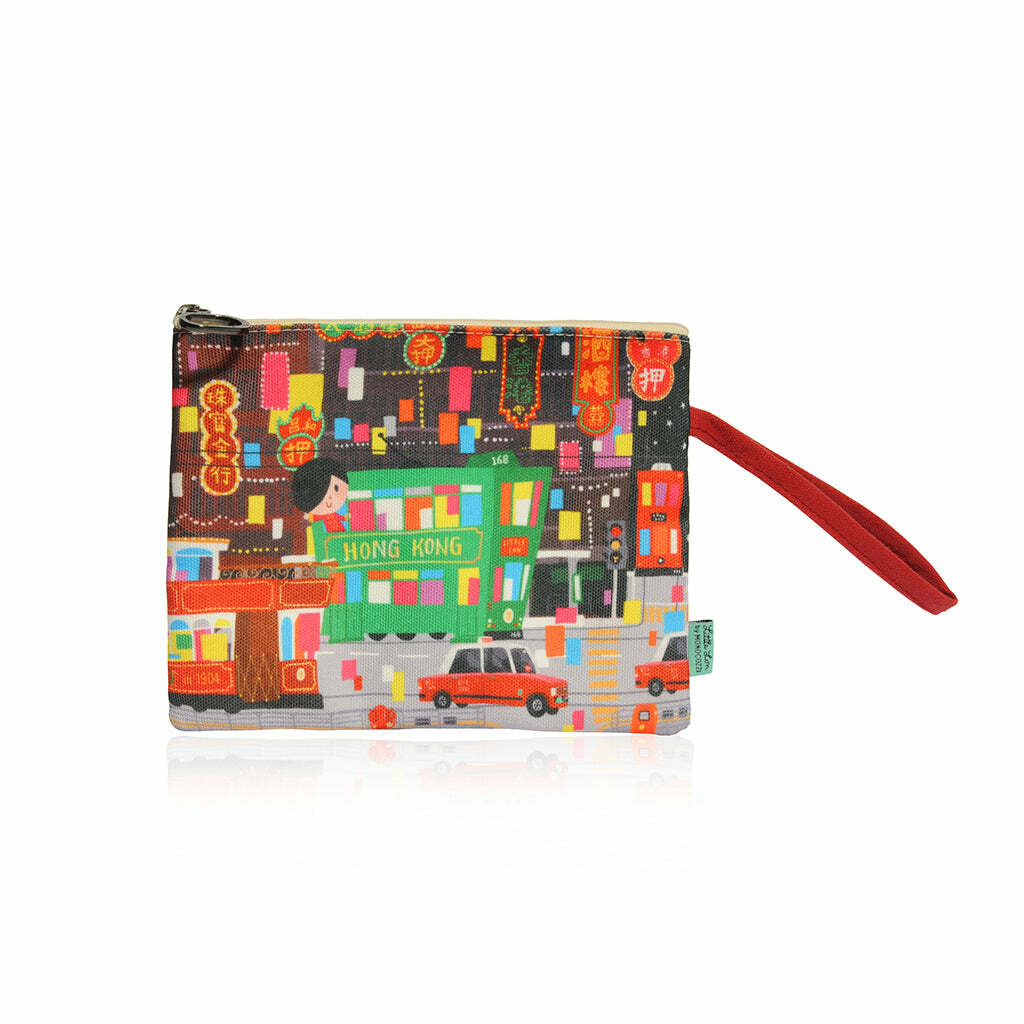 Lon Lee x MONOCOZZI | A6 帆布拉鏈袋 - 電車