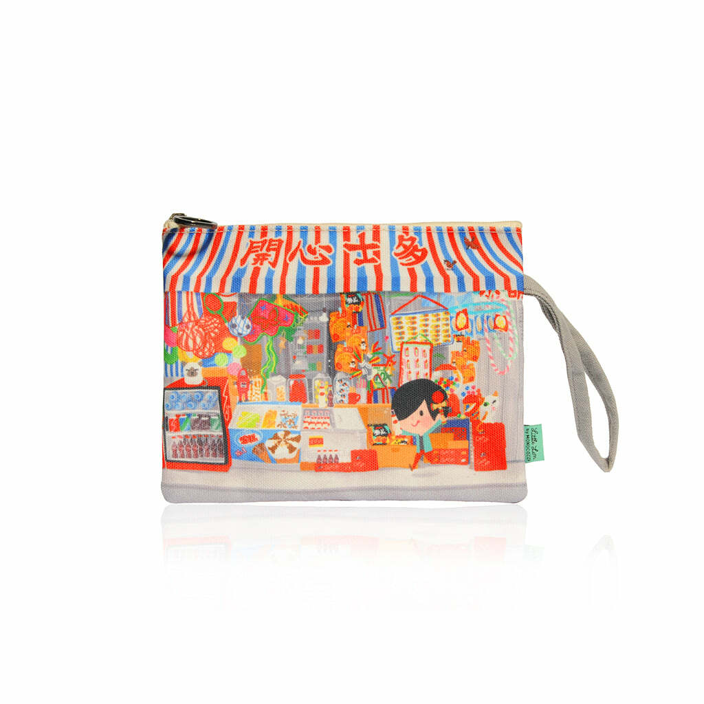 Lon Lee x MONOCOZZI | A6 帆布拉鏈袋 - 開心士多