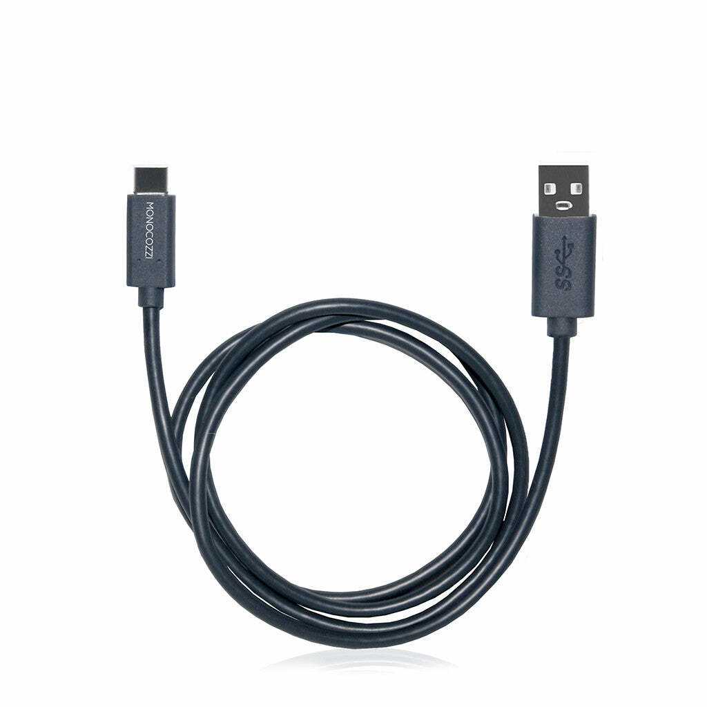 VITAL POWER | USB-C to USB 5Gbps Connect, Charge & Sync Cable (100cm) - Grey