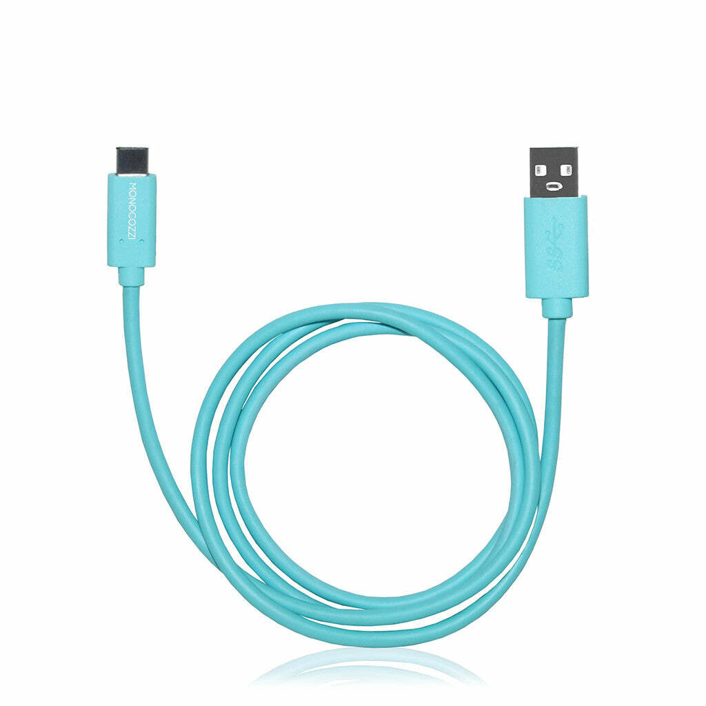 VITAL POWER | USB-C to USB 5Gbps Connect, Charge & Sync Cable (100cm) - Blue