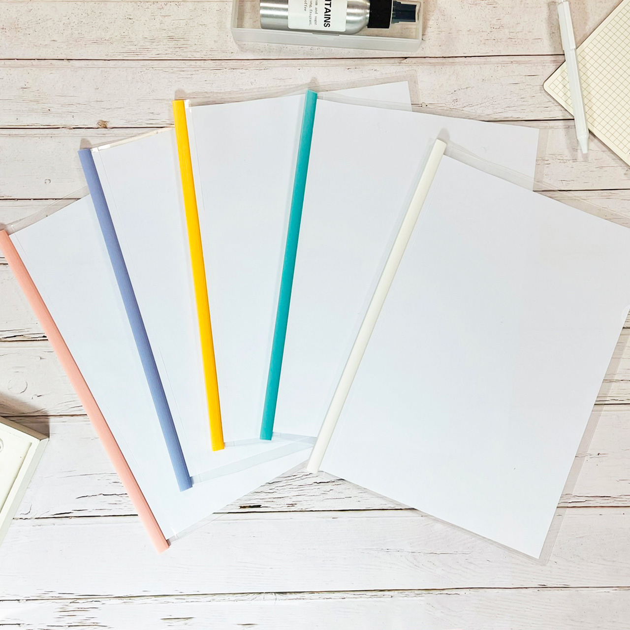 【PENROTE筆樂】輕柔風五冊裝文件夾（附桿）