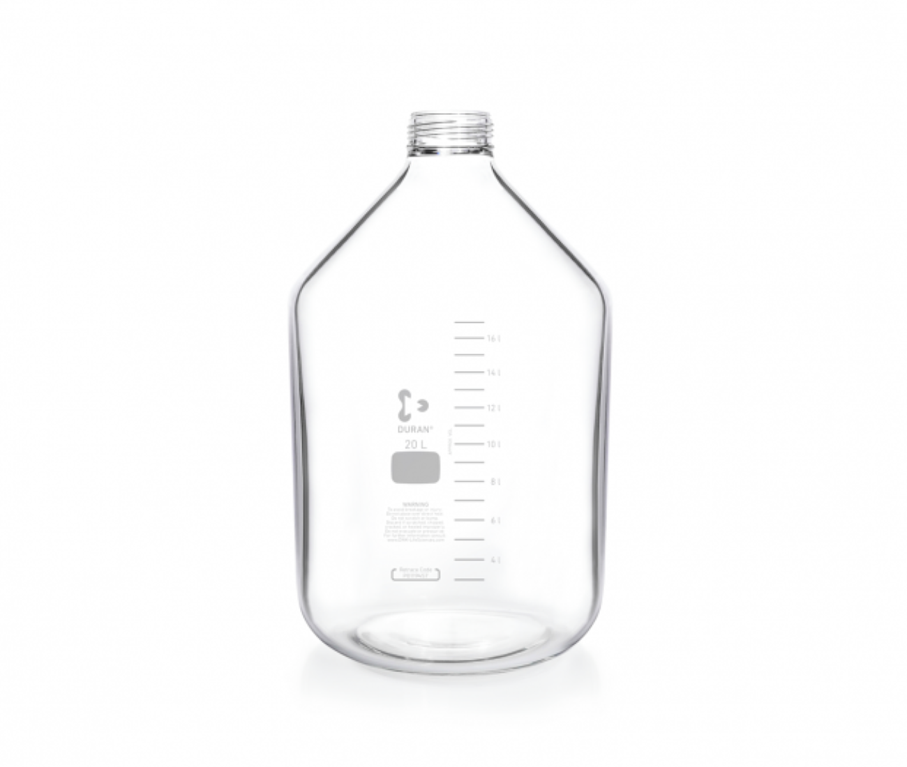 DURAN GLS 80 Production and Storage Bottle Carboys Clear