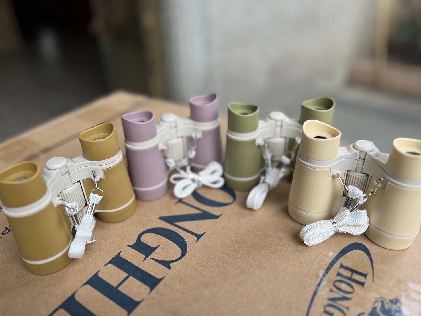 小小觀察家奶油色系望遠鏡