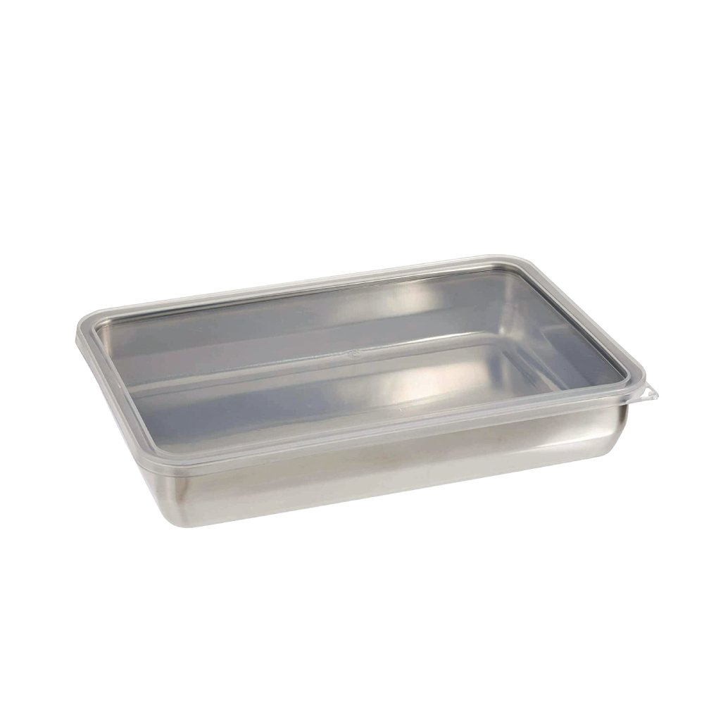 【日本和平】GC-253 可疊式304不銹鋼保鮮盒 / L號