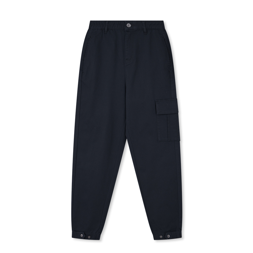 中腰淨色九分褲