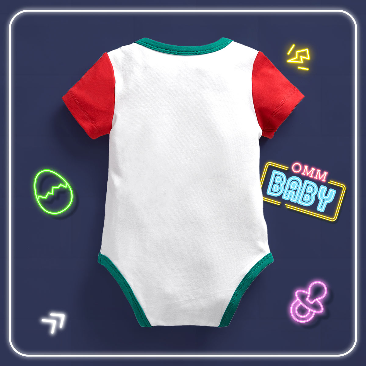 OMBS07_「珍寶」短袖包屁衣