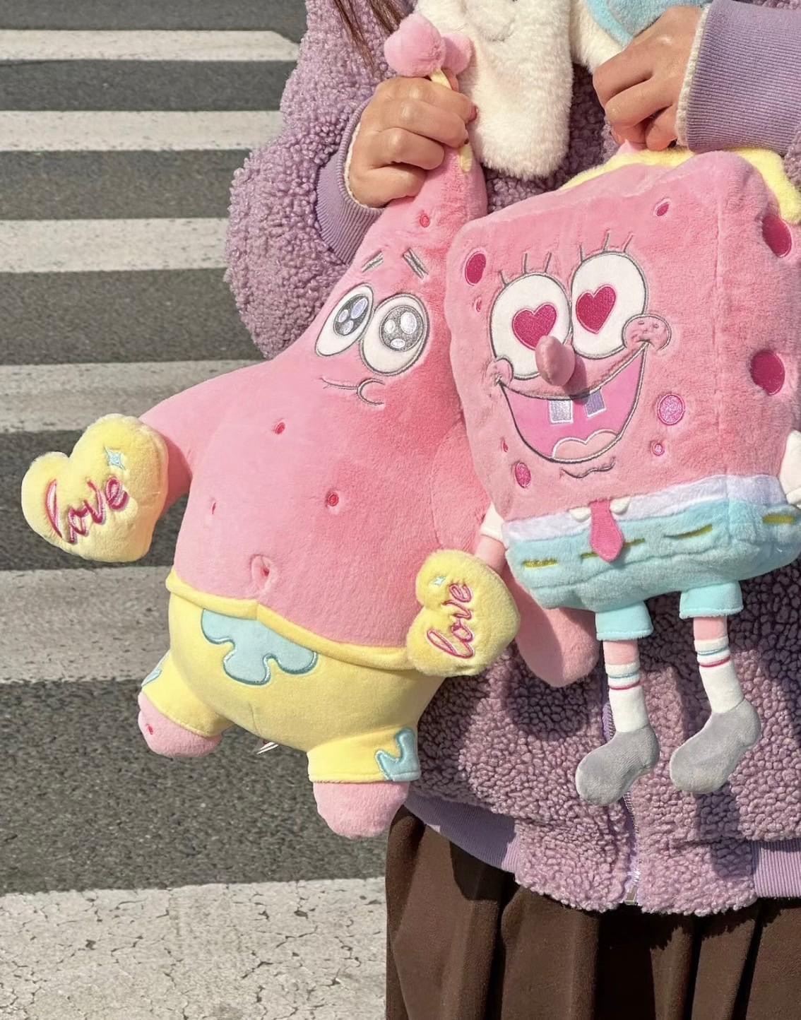 小紅書爆款玩偶 海綿寶寶/派大星