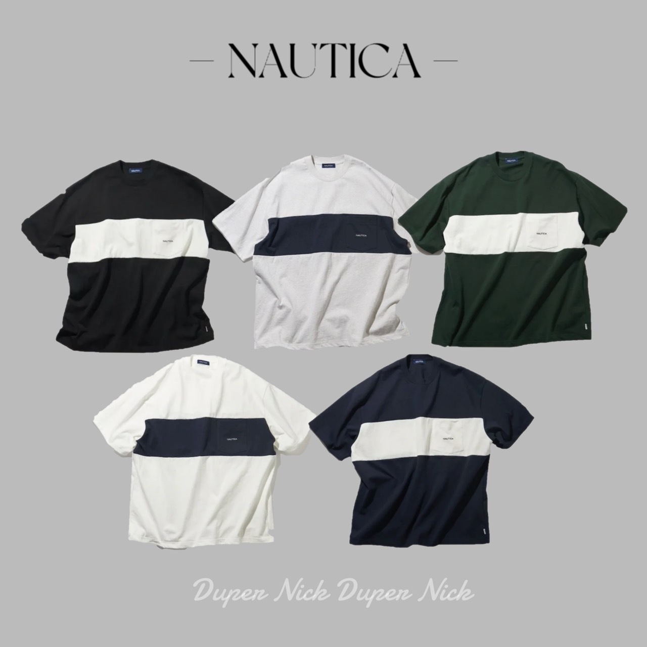 日本NAUTICA 橫條短袖TEE 「限時優惠」