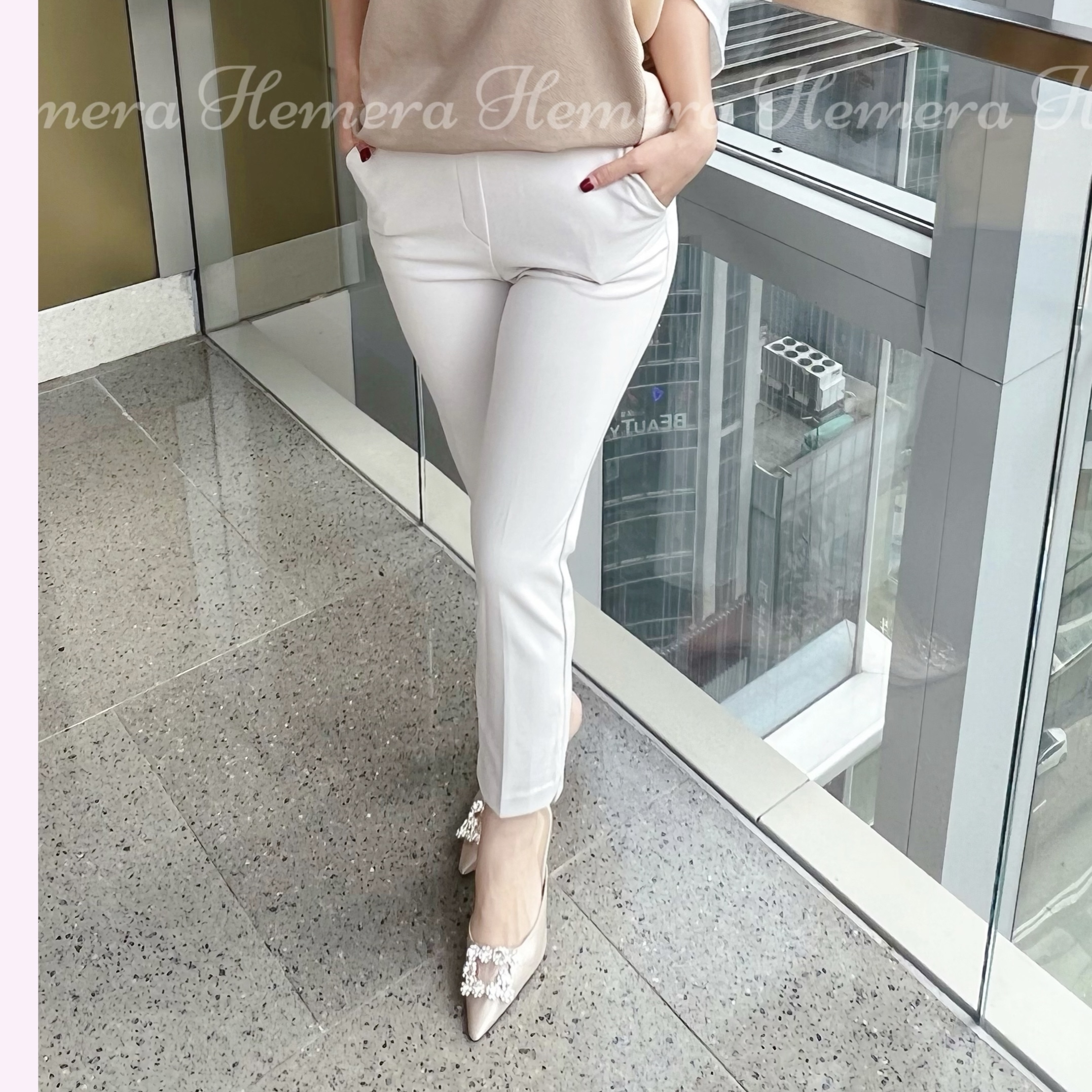 PT23W0353 超顯瘦9分返工褲