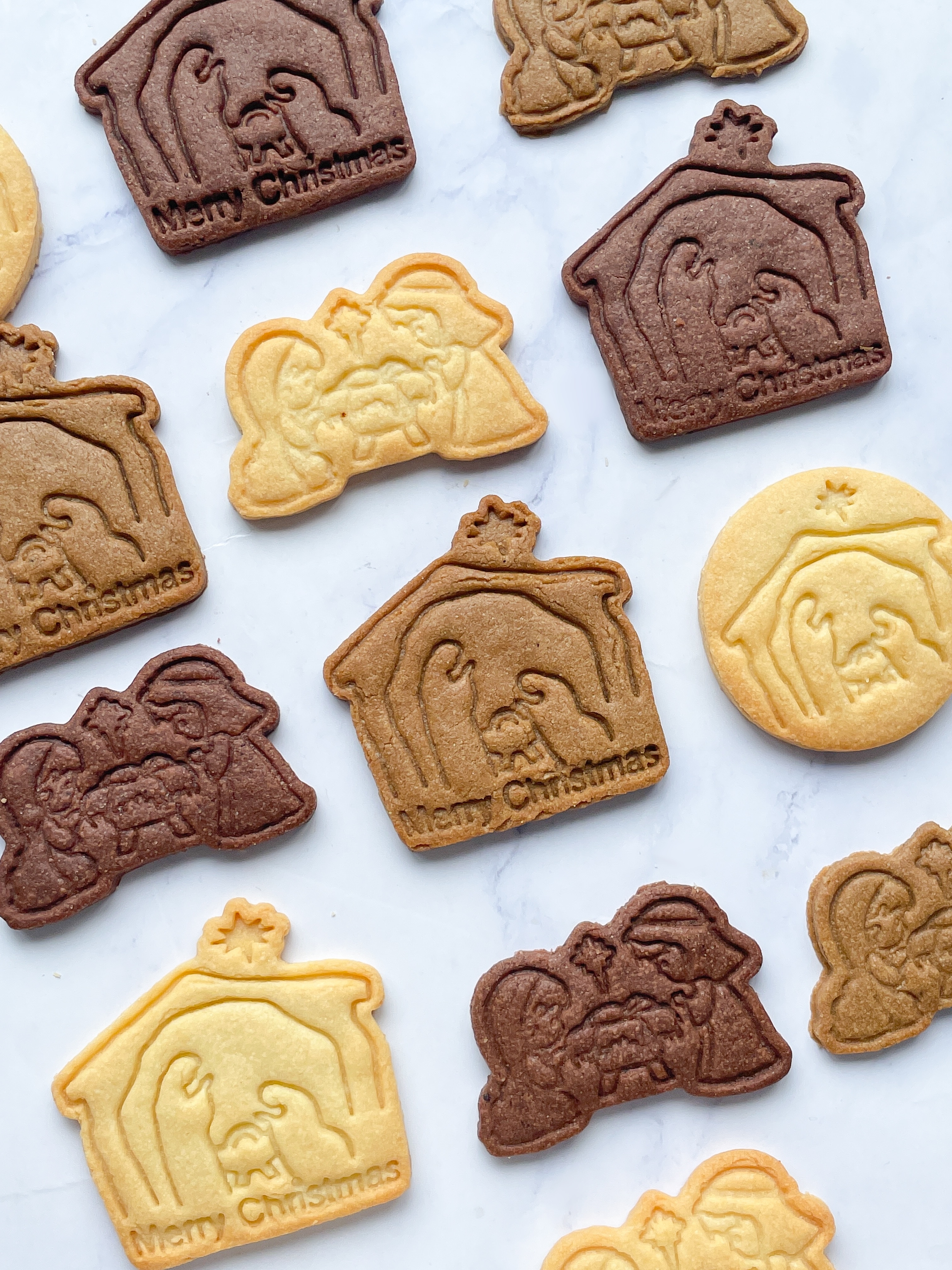 耶穌馬槽誕生印章曲奇