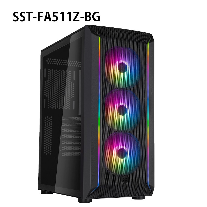 米特3C數位–SilverStone 銀欣 FARA 511Z ATX電競機殼/SST-FA511Z-BG