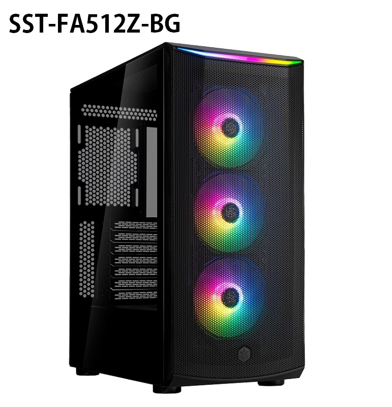 米特3C數位–SilverStone 銀欣 FARA 512Z ATX電競機殼/SST-FA512Z-BG