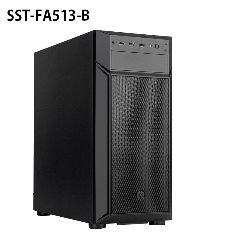 米特3C數位–SilverStone 銀欣 FARA 513 ATX機殼/SST-FA513-B
