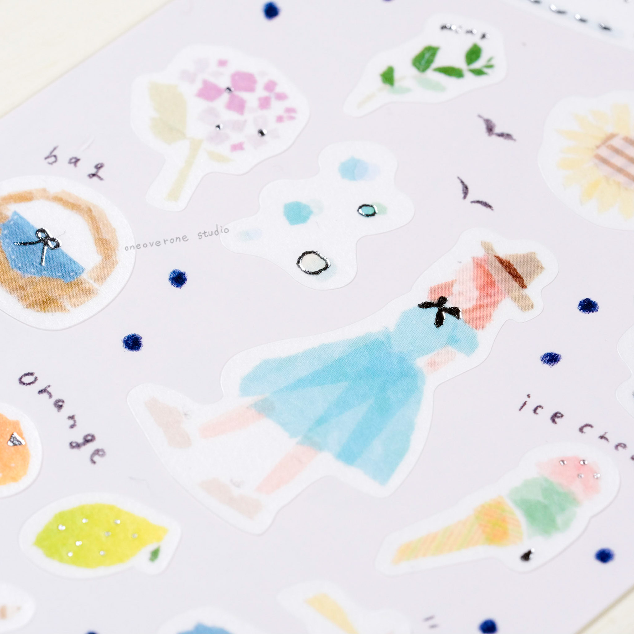 紙膠帶拼貼風貼紙 /田村美紀/日本