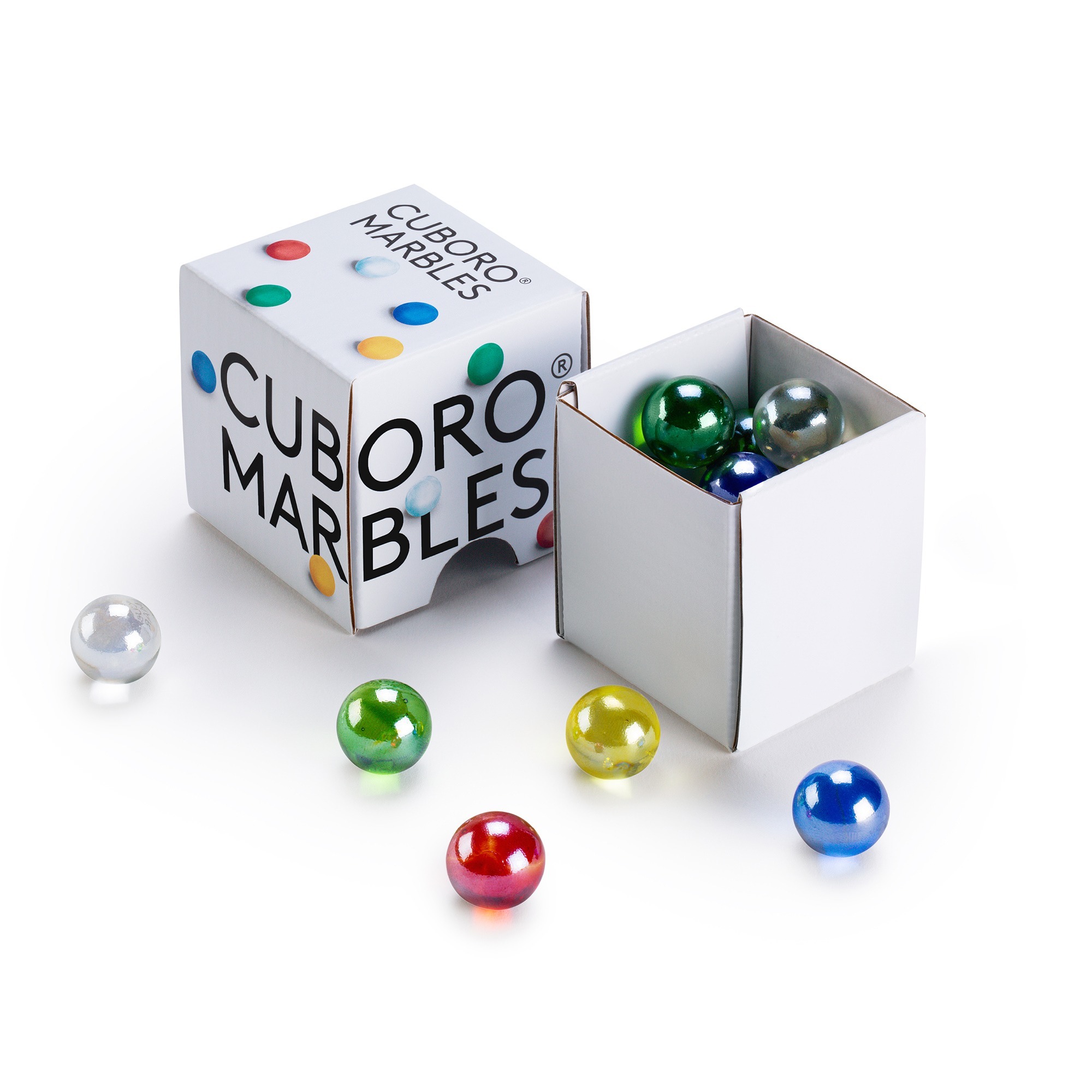 瑞士Cuboro 日本彩虹彈珠 15入 - Marbles
