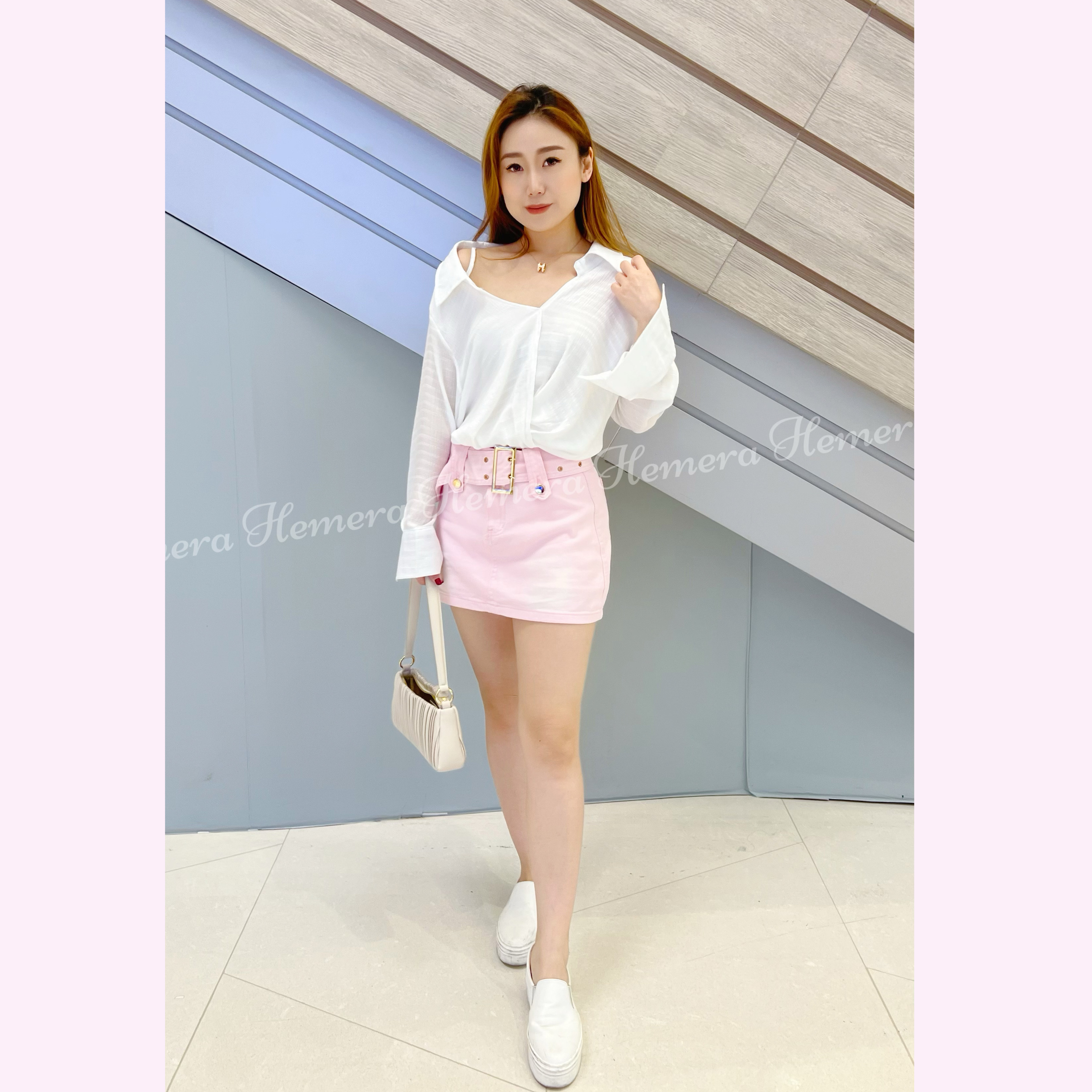 TP23W0360 側跌膊CASUAL SHORT TOP