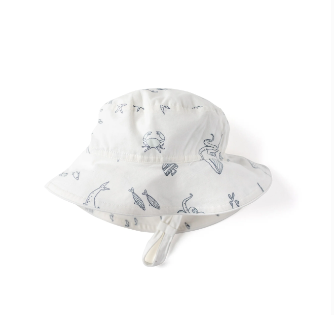 Pehr│Bucket Hat海洋動物印花漁夫帽．Life Aquatic