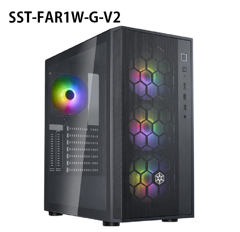 米特3C數位–SilverStone 銀欣 FARA R1 PRO V2 中塔式ATX機殼/黑SST-FAR1B-PRO-V2/白SST-FAR1W-PRO-V2