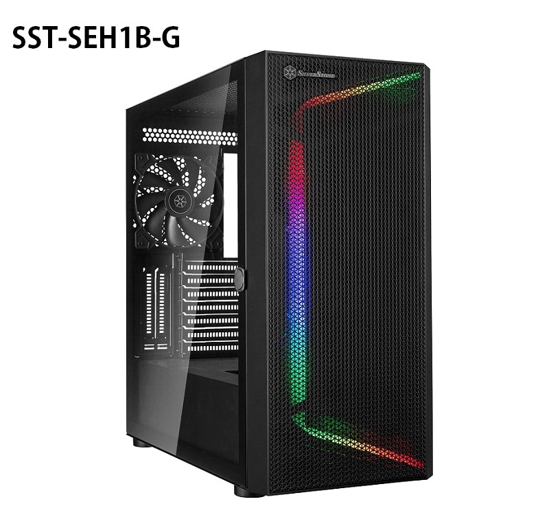 米特3C數位–SilverStone 銀欣 SETA H1 ARGB幻彩中塔式機殼/SST-SEH1B-G