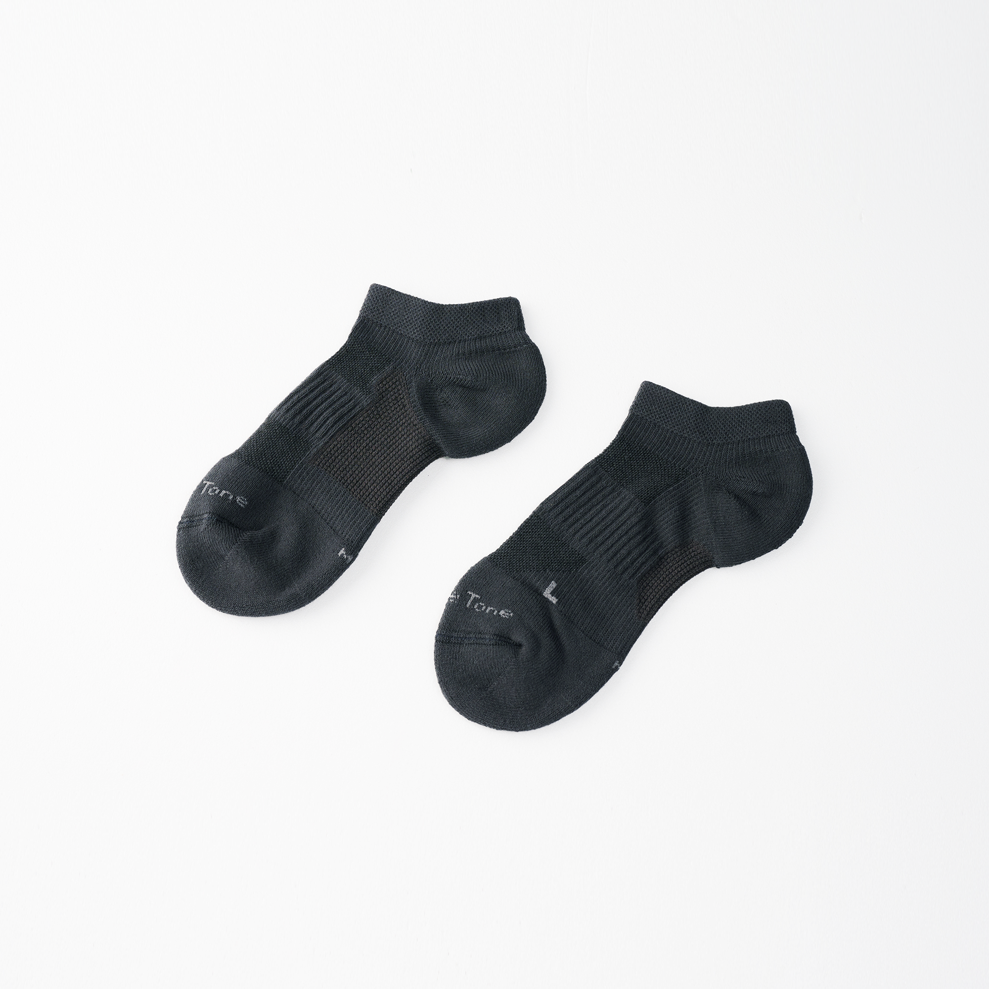 抗菌足弓加強運動踝襪〈灰〉